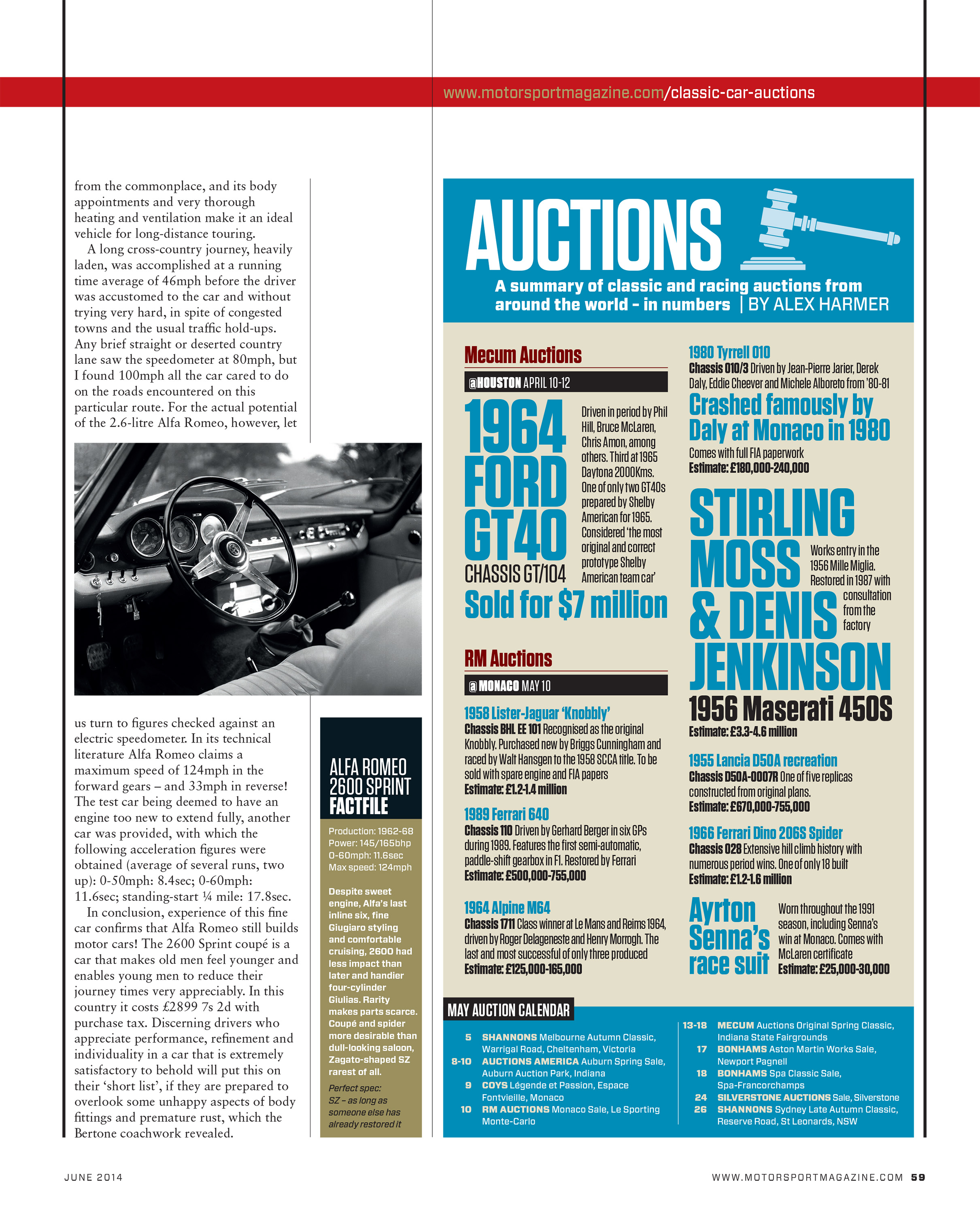 MOTOR SPORT June 2014 (Hesketh, Lister, Le Mans preview, Lotus 49, Porsche 935) MOTOR SPORT June 2014 (Hesketh, Lister, Le Mans preview, Lotus 49, Porsche 935)
