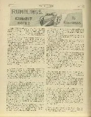 RUMBLINGS.  EXHAUST NOTES, April 1928 - Left