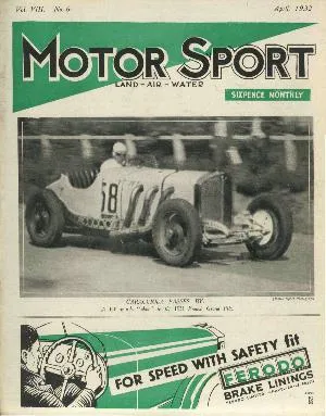 Cover image for April 1932