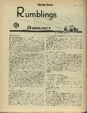 Rumblings, April 1933 - Left