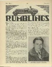 RUMBLINGS, April 1934 - Left