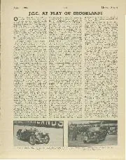 J.C.C. AT PLAY ON BROOKLANDS - Left