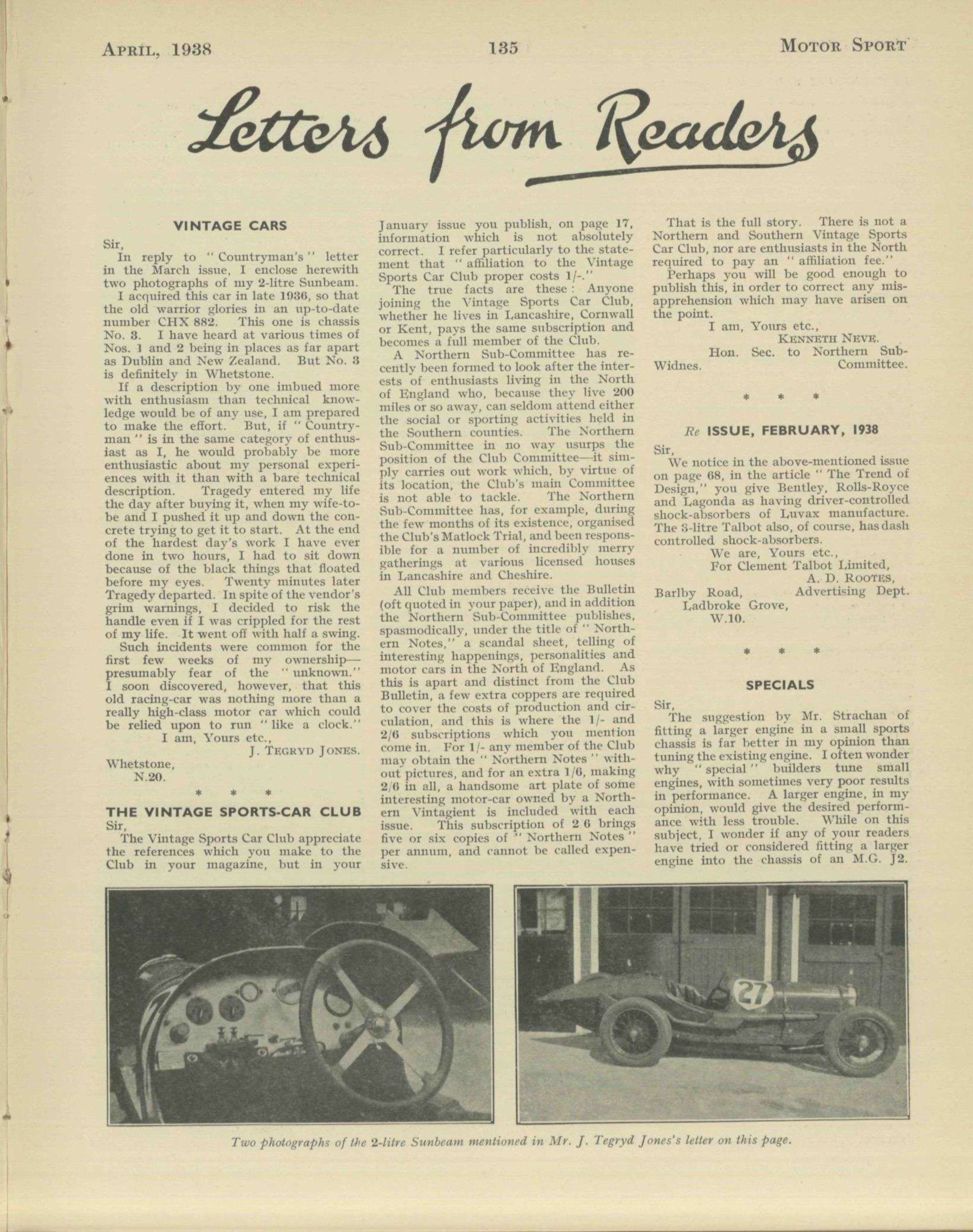 April 1938 - Motor Sport Magazine