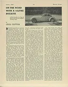 ON THE ROAD WITH A 5-LITER BUGATTI - Left
