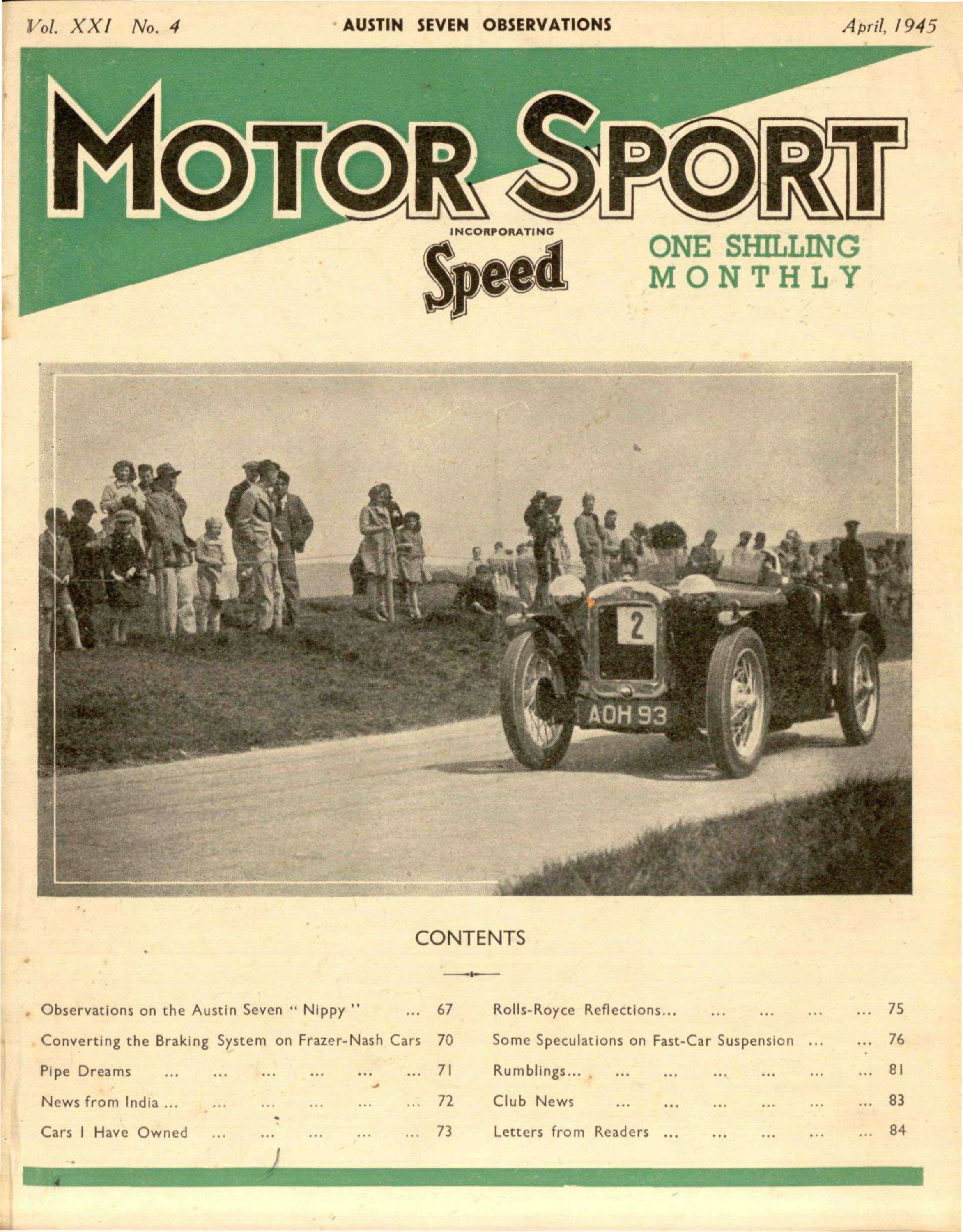 Cover image for April 1945