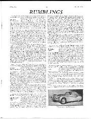 RUMBLINGS, April 1951 - Left