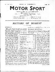 MATTERS OF MOMENT, April 1951 - Left