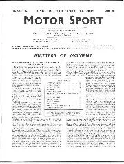 Matters Of Moment, April 1957 - Left