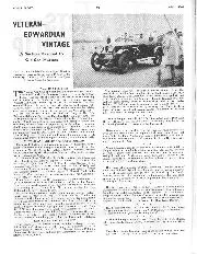 VETERAN EDWARDIAN VINTAGE, April 1960 - Left