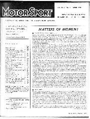 MATTERS OF MOMENT, April 1970 - Left