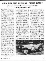 How did The Leyland Eight rate? - Left