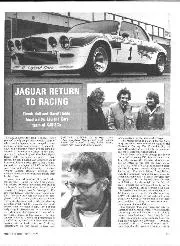 Jaguar return to racing - Left