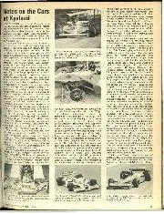 Notes on the cars at Kyalami - Left