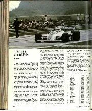 1982 Brazilian Grand Prix race report - Left