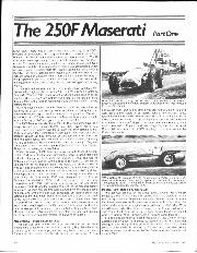 The 250F Maserati - Part one - Left