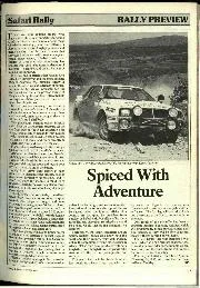 Rally preview: Safari rally - Left