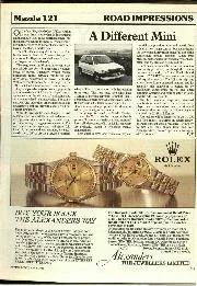 Road impressions: Mazda 121 - Left