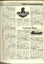 Cyclecar days - Left