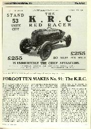 Forgotten Makes No. 91: The K.R.C. - Left