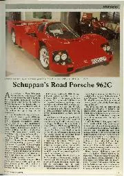 New cars -- Porsche 962 - Left
