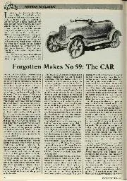 Veteran to classic -- Forgotten Makes - Left