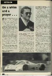 On a whim and a prayer... - Left