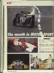 The month in Motor Sport - Left