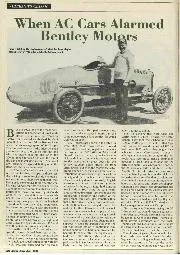 When AC Cars Alarmed Bentley Motors - Left