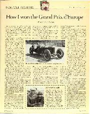 How I won the Grand Prix d'Europe - Left
