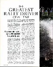 The greatest rally driver of all time - Left