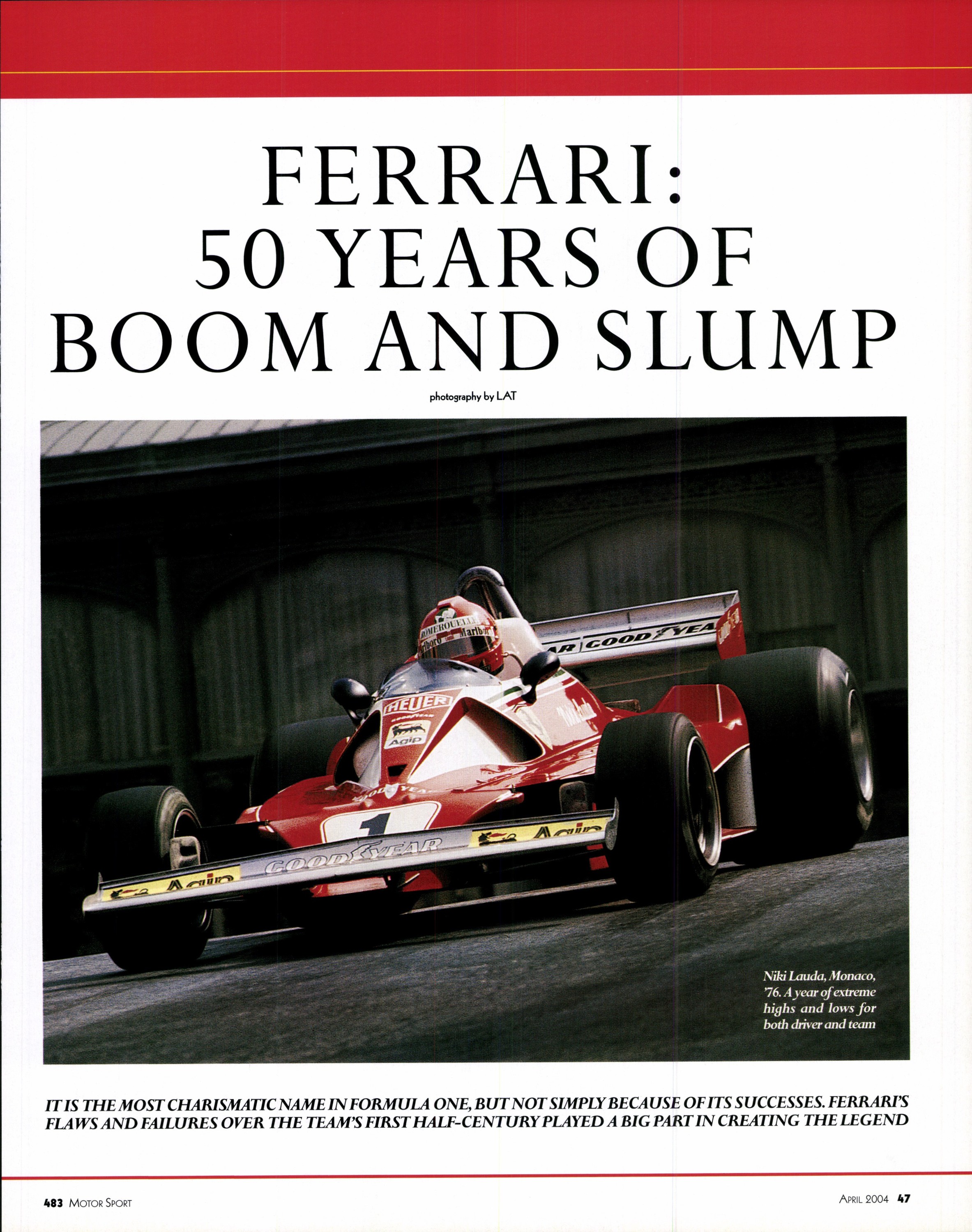 Ferrari 50 Years Of Boom And Slump Motor Sport Magazine
