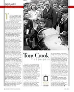 Tony Crook: 1920-2014 - Left