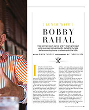Lunch with... Bobby Rahal - Right