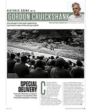 Historic scene with Gordon Cruickshank - Left