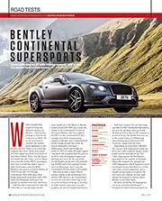 Road test: Bentley Continental Supersports - Left