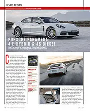 Road test: Porsche Panamera 4 E-Hybrid & 4S Diesel - Left