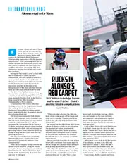 Rucks in Alonso's red carpet - Left