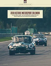 2018 historic motor sport calendar - Left