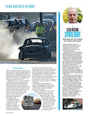 Club racing spotlight: James King - Left