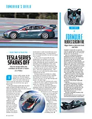 Tesla series sparks off - Left