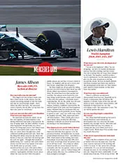 World champion shakedown: Lewis Hamilton - Left