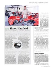 Historic driver: Simon Hadfield - Left