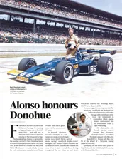 Alonso honours Donohue - Left