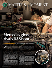 Mercedes gives rivals DAS boot - Left