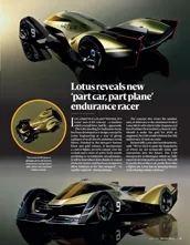 Lotus reveals new ‘part car, part plane’ endurance racer - Left