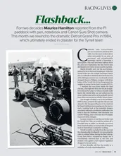 Martin Brundle at the 1984 Detroit Grand Prix: Flashback - Left