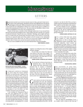 Motor Sport Letters, April 2021 - Left