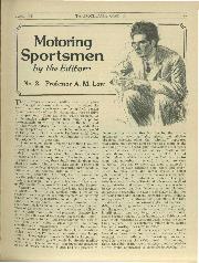 Motoring Sportsmen By the Editor - Left