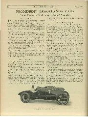 Prominent Brooklands Cars - Left