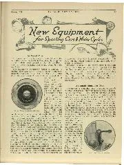 New Equipment for Sporting Cars and Motor Cycles - Left